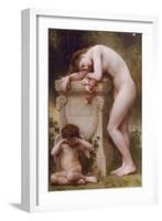 Elegy-William Adolphe Bouguereau-Framed Art Print