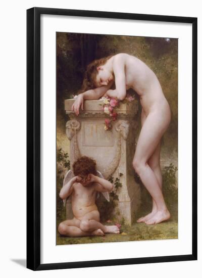 Elegy-William Adolphe Bouguereau-Framed Art Print