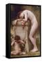 Elegy-William Adolphe Bouguereau-Framed Stretched Canvas