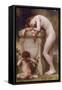 Elegy-William Adolphe Bouguereau-Framed Stretched Canvas