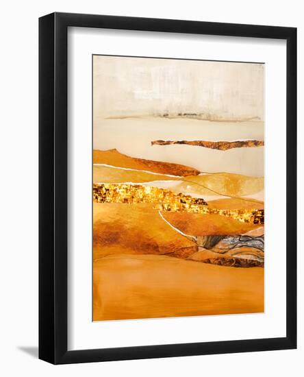 Element Fire-Design Fabrikken-Framed Art Print