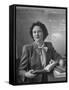 Elementary School Teacher Marjorie Llewellyn-Nina Leen-Framed Stretched Canvas