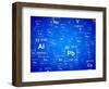 Elements Background-Eyematrix-Framed Art Print