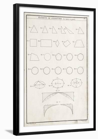 Elements de Geometrie-Chris Dunker-Framed Giclee Print