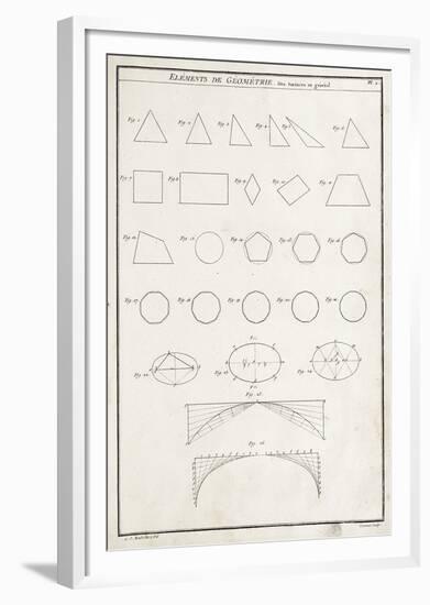 Elements de Geometrie-Chris Dunker-Framed Giclee Print