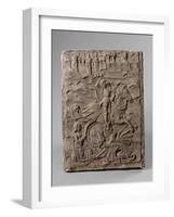 Eléments du décor du château de Gaillon : cinq bas-reliefs-null-Framed Giclee Print