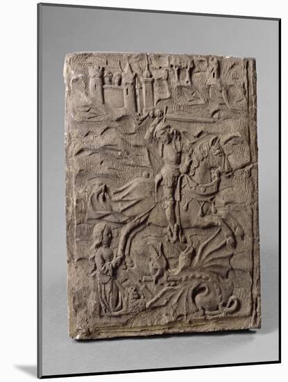Eléments du décor du château de Gaillon : cinq bas-reliefs-null-Mounted Giclee Print