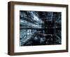 Elements of Fractal Dimensions-agsandrew-Framed Art Print