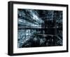 Elements of Fractal Dimensions-agsandrew-Framed Art Print