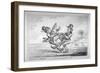 Elements of Skateing. the Consequence of Going before the Wind, 1805-James Gillray-Framed Giclee Print