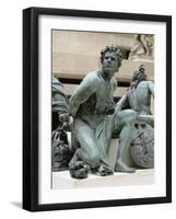 Eléments provenant du Monument à la gloire de Louis XIV. Les Quatre Nations vaincues-Martin Desjardins-Framed Giclee Print