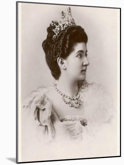 Elena Queen of Italy Wife of Vittorio Emmanuele III Daughter of Nicolas I King of Montenegro-null-Mounted Photographic Print