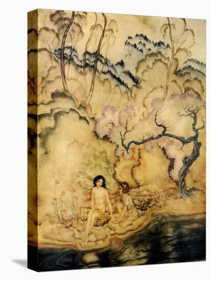 'Eleonora' by Edgar Allan Poe-Arthur Rackham-Stretched Canvas