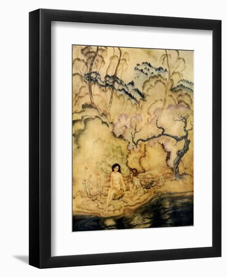 'Eleonora' by Edgar Allan Poe-Arthur Rackham-Framed Giclee Print