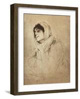 Eleonora Duse-Franz Seraph von Lenbach-Framed Giclee Print