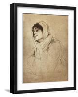 Eleonora Duse-Franz Seraph von Lenbach-Framed Giclee Print