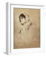 Eleonora Duse-Franz Seraph von Lenbach-Framed Giclee Print