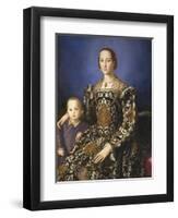 Eleonora of Toledo with Her Son-Agnolo Bronzino-Framed Giclee Print