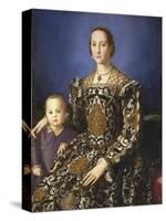 Eleonora of Toledo with Her Son-Agnolo Bronzino-Stretched Canvas