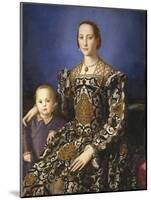 Eleonora of Toledo with Her Son-Agnolo Bronzino-Mounted Giclee Print