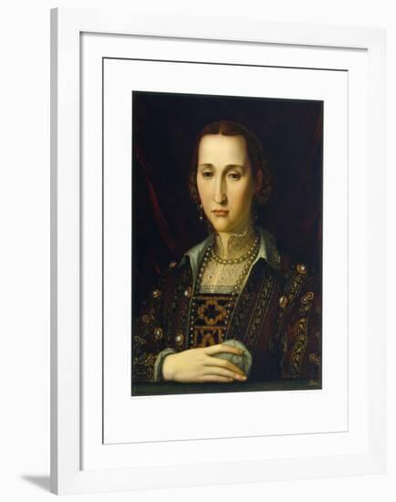 Eleonora Von Toledo-Angelo Bronzino-Framed Collectable Print