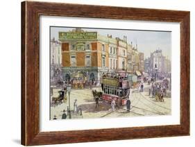 Elephant and Castle, C.1890-John Sutton-Framed Giclee Print