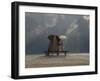 Elephant And Dog Sit Under The Rain-Mike_Kiev-Framed Premium Photographic Print