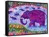 Elephant and mice, 1998,-Jane Tattersfield-Framed Stretched Canvas