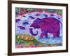 Elephant and mice, 1998,-Jane Tattersfield-Framed Giclee Print