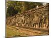 Elephant and Warrior Carvings, Cambodia-Gavriel Jecan-Mounted Photographic Print