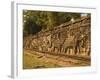 Elephant and Warrior Carvings, Cambodia-Gavriel Jecan-Framed Photographic Print