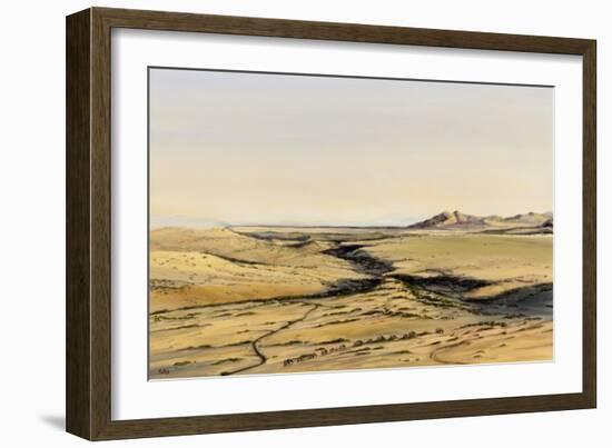 Elephant at Lewa, 2013-Francesca Sanders-Framed Giclee Print