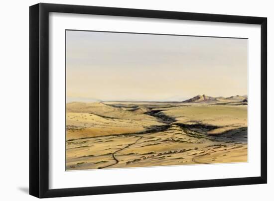 Elephant at Lewa, 2013-Francesca Sanders-Framed Giclee Print