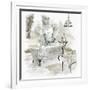 Elephant Bath-Carol Robinson-Framed Art Print