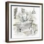 Elephant Bath-Carol Robinson-Framed Art Print