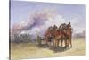 Elephant Battery, 1864-William 'Crimea' Simpson-Stretched Canvas