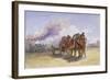 Elephant Battery, 1864-William 'Crimea' Simpson-Framed Giclee Print