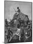 Elephant Battery at Action in Burma-null-Mounted Giclee Print