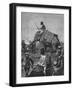 Elephant Battery at Action in Burma-null-Framed Giclee Print