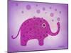 Elephant Blowing Bubbles-Sartoris ART-Mounted Giclee Print