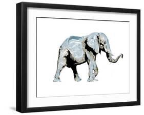 Elephant Blues-OnRei-Framed Art Print