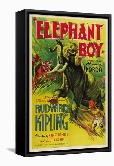 Elephant Boy, 1937-null-Framed Stretched Canvas