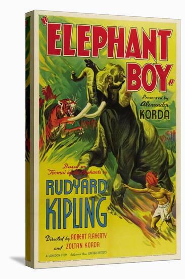 Elephant Boy, 1937-null-Stretched Canvas