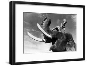 Elephant Boy, De Robertflaherty Et Zoltankorda Avec Sabu, 1937-null-Framed Photo