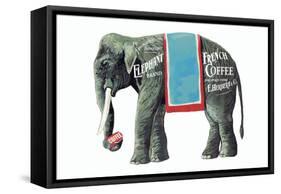 Elephant Brand French Coffee-null-Framed Stretched Canvas