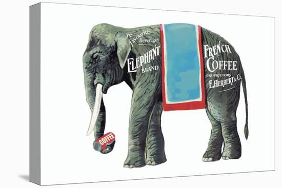 Elephant Brand French Coffee-null-Stretched Canvas