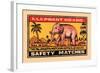 Elephant Brand-null-Framed Art Print