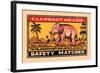Elephant Brand-null-Framed Art Print