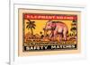 Elephant Brand-null-Framed Art Print