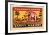 Elephant Brand-null-Framed Art Print